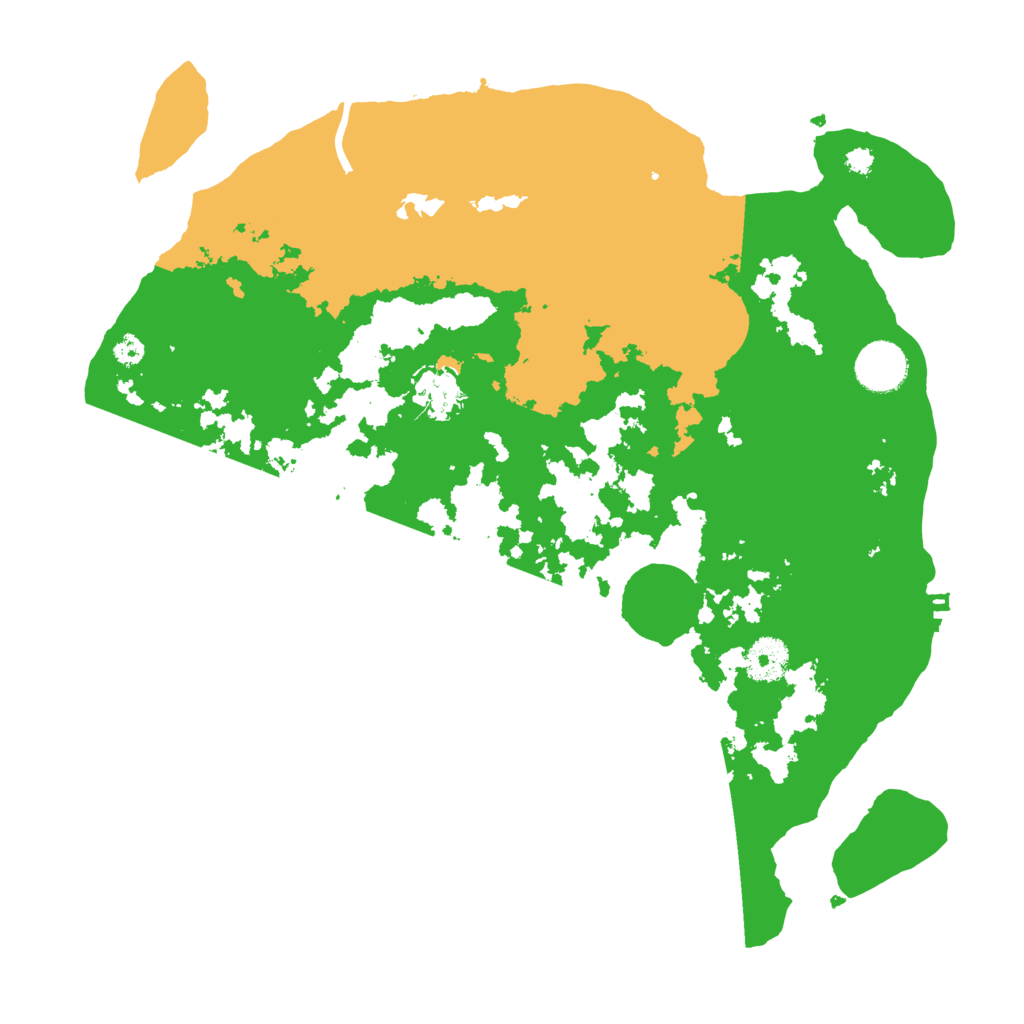 Biome Rust Map: Procedural Map, Size: 3500, Seed: 527681849