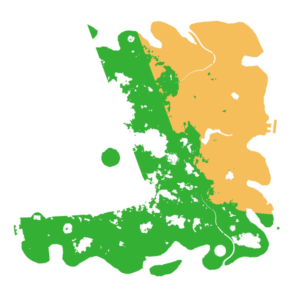 Biome Rust Map: Procedural Map, Size: 4500, Seed: 438002953