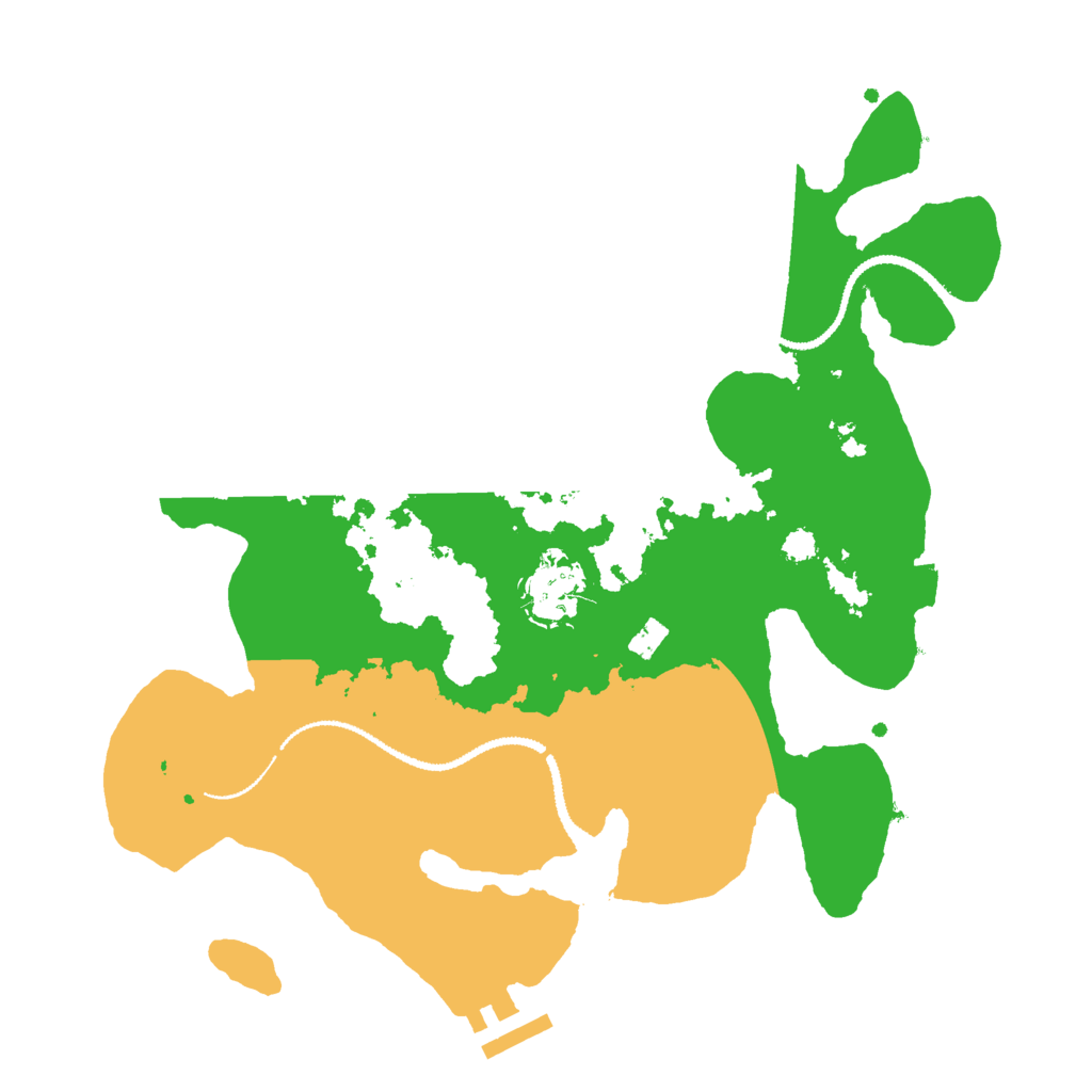 Biome Rust Map: Procedural Map, Size: 3000, Seed: 636861908