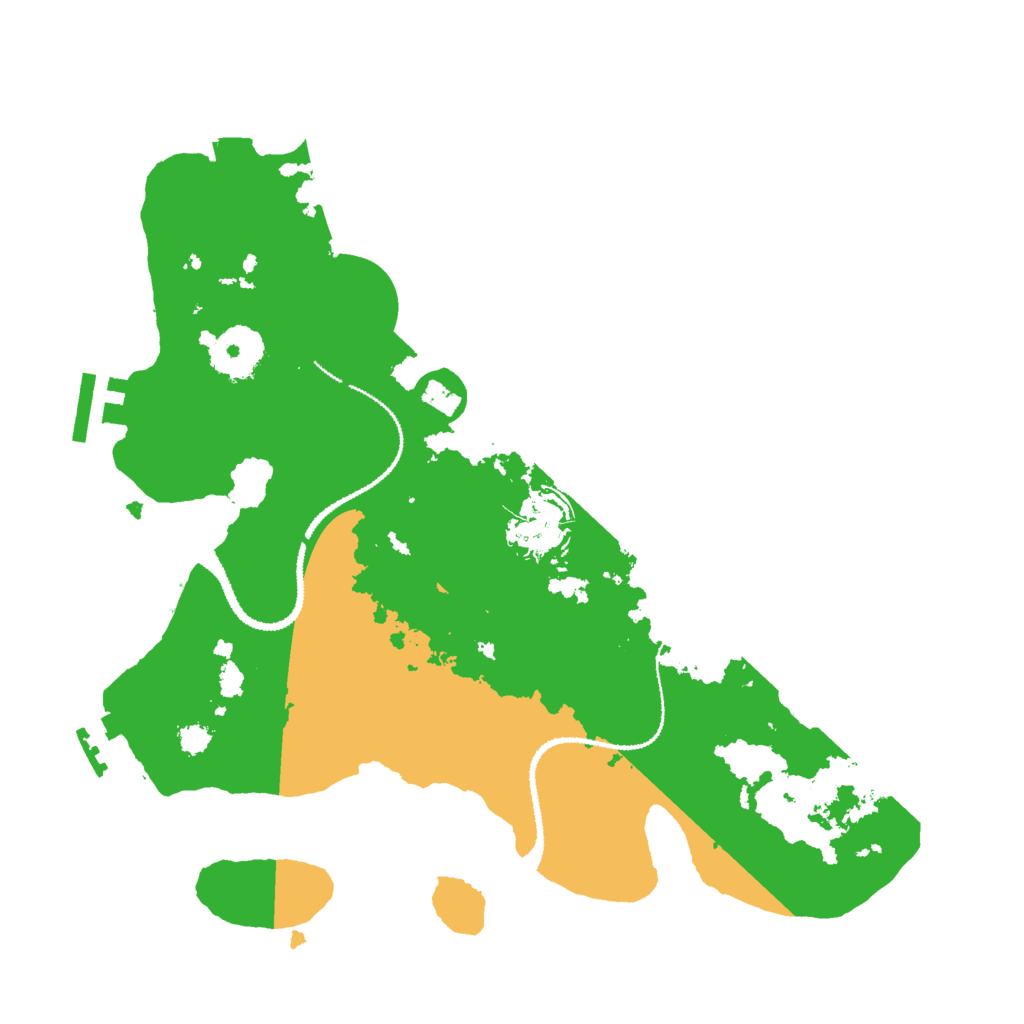 Biome Rust Map: Procedural Map, Size: 3000, Seed: 1003