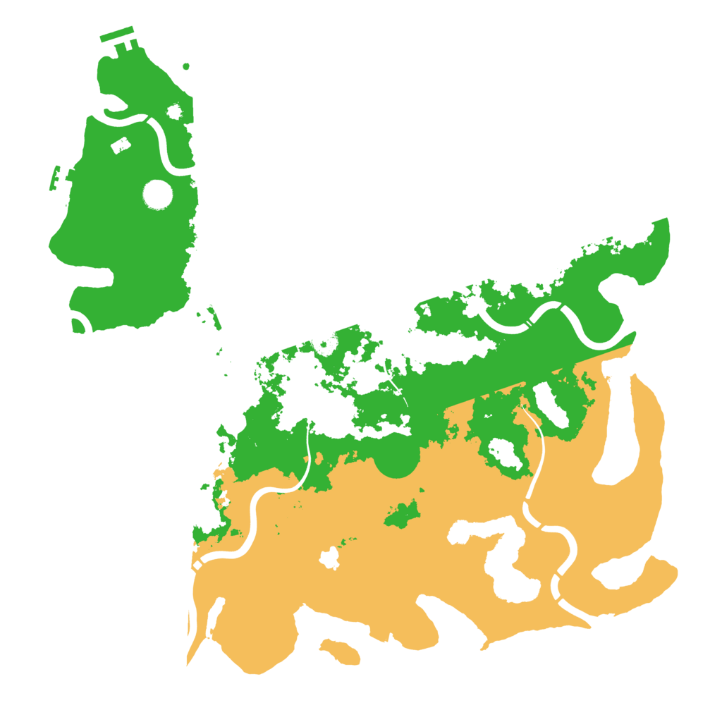Biome Rust Map: Procedural Map, Size: 4250, Seed: 876033964