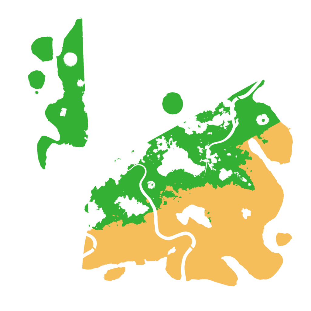 Biome Rust Map: Procedural Map, Size: 4000, Seed: 37789923