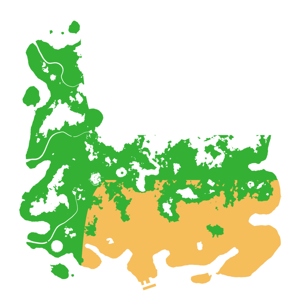 Biome Rust Map: Procedural Map, Size: 4500, Seed: 41342