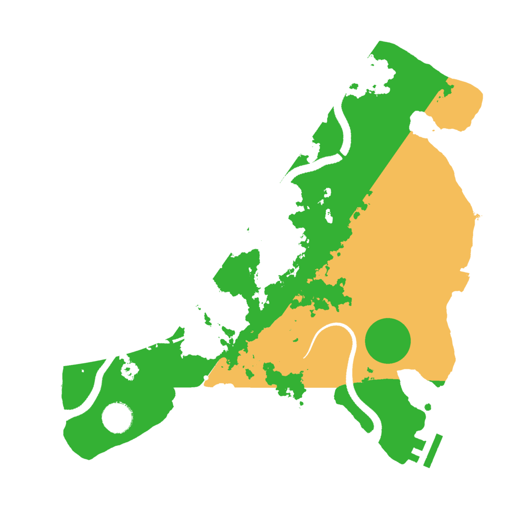 Biome Rust Map: Procedural Map, Size: 3000, Seed: 1957817663