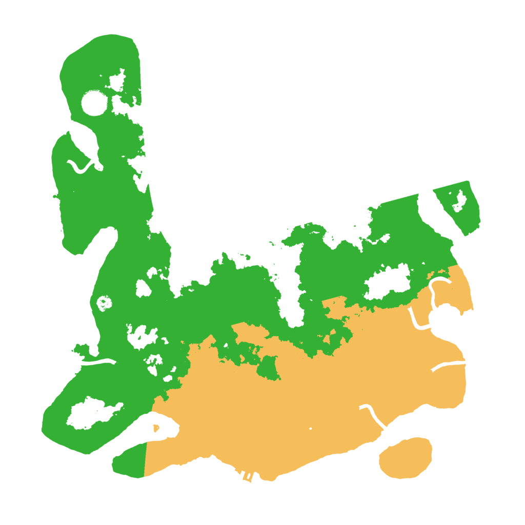 Biome Rust Map: Procedural Map, Size: 3600, Seed: 184657677