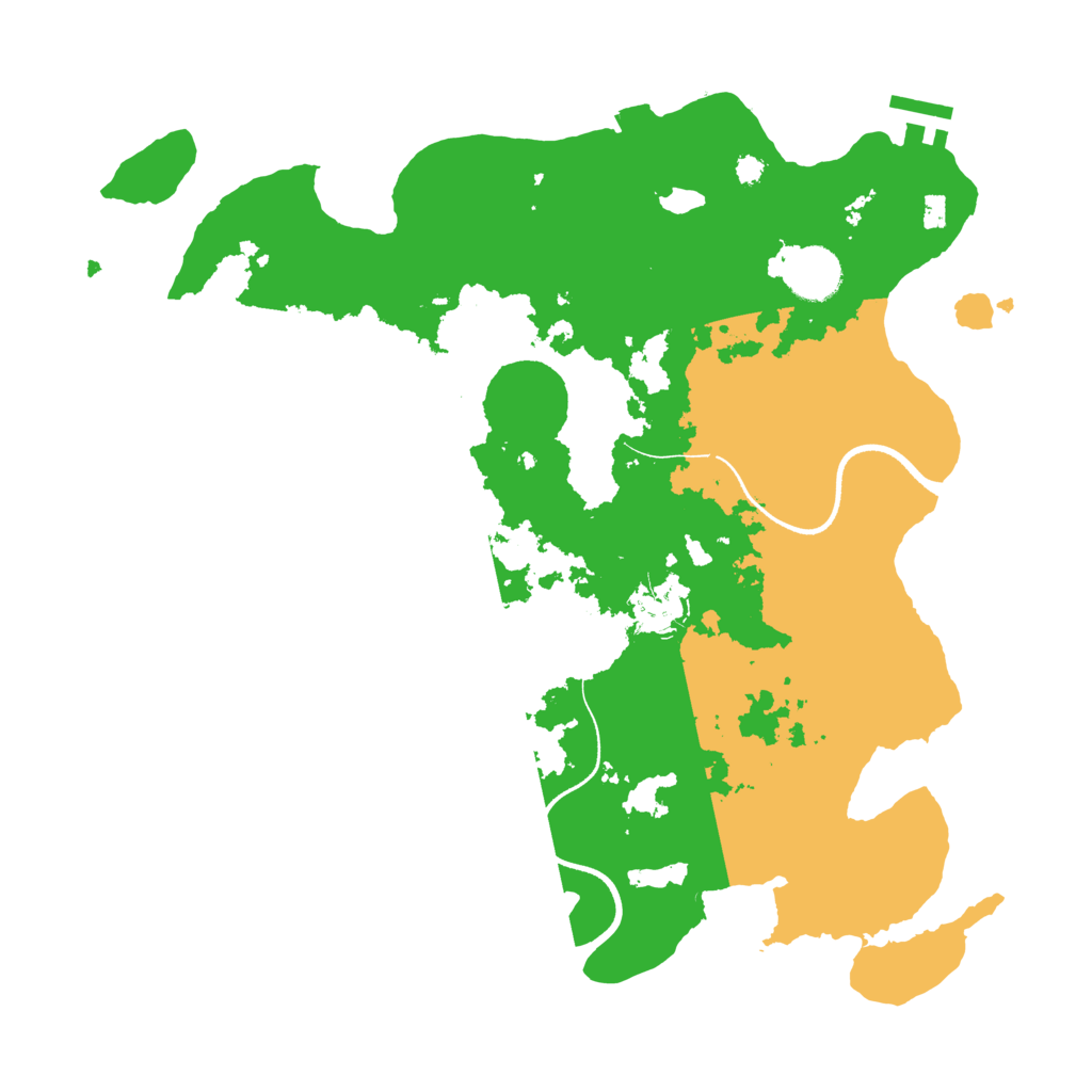 Biome Rust Map: Procedural Map, Size: 3500, Seed: 12012022