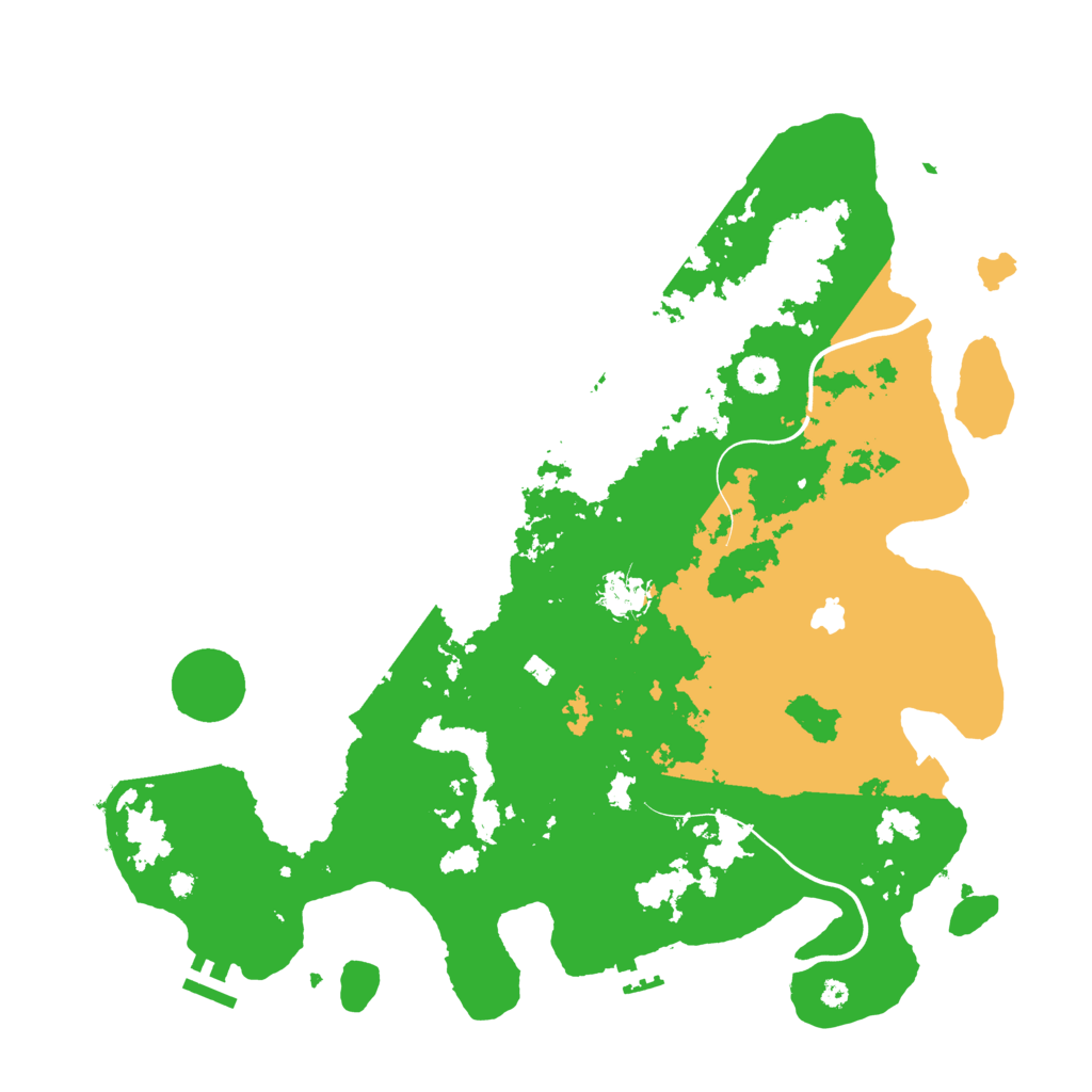 Biome Rust Map: Procedural Map, Size: 4000, Seed: 16866