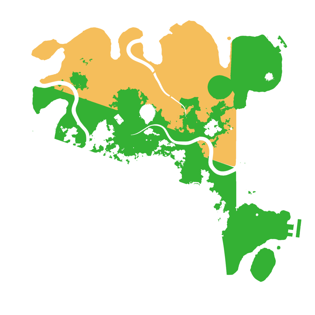 Biome Rust Map: Procedural Map, Size: 3500, Seed: 1405854086