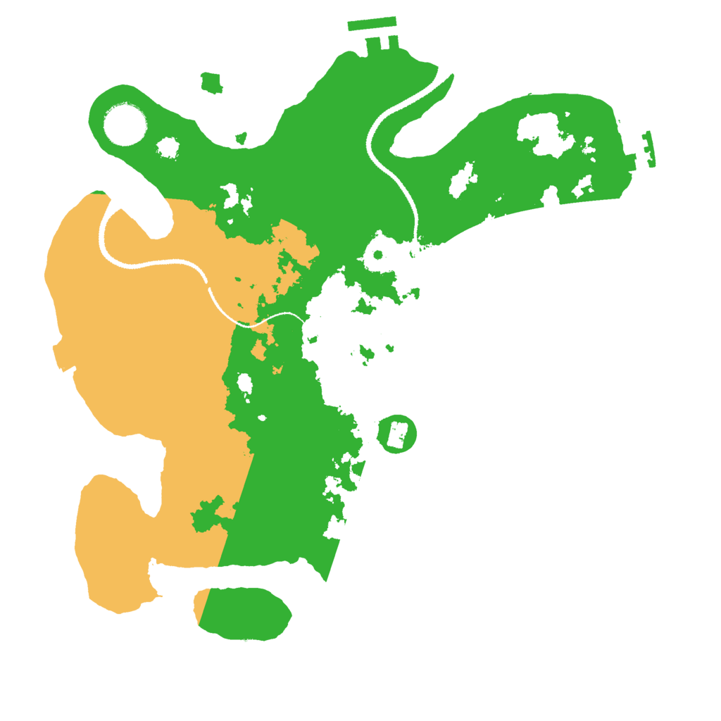 Biome Rust Map: Procedural Map, Size: 3000, Seed: 1668581973
