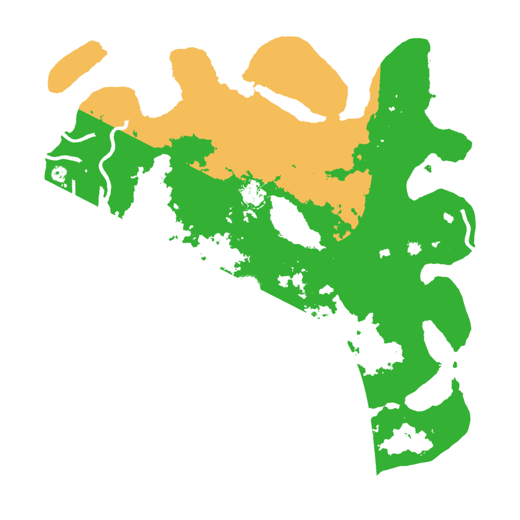 Biome Rust Map: Procedural Map, Size: 3500, Seed: 9531531