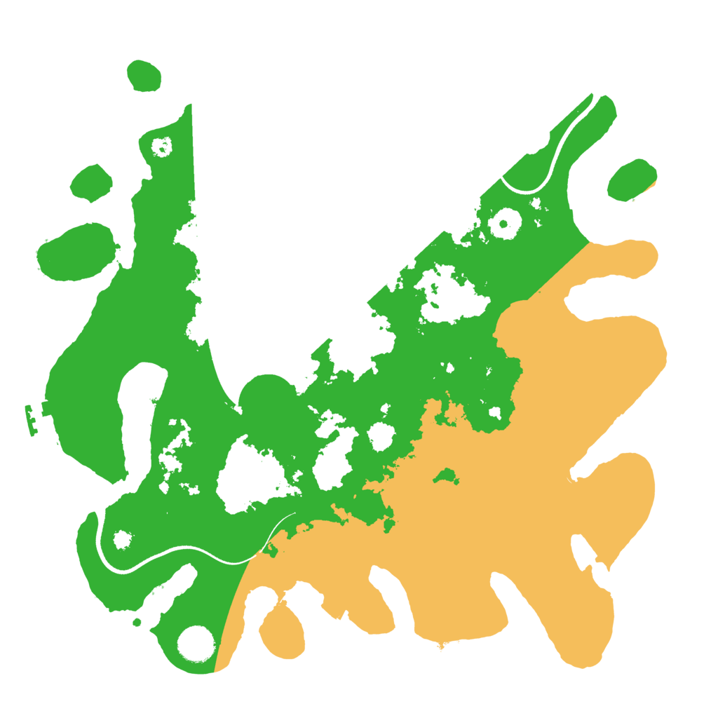 Biome Rust Map: Procedural Map, Size: 3500, Seed: 5648829