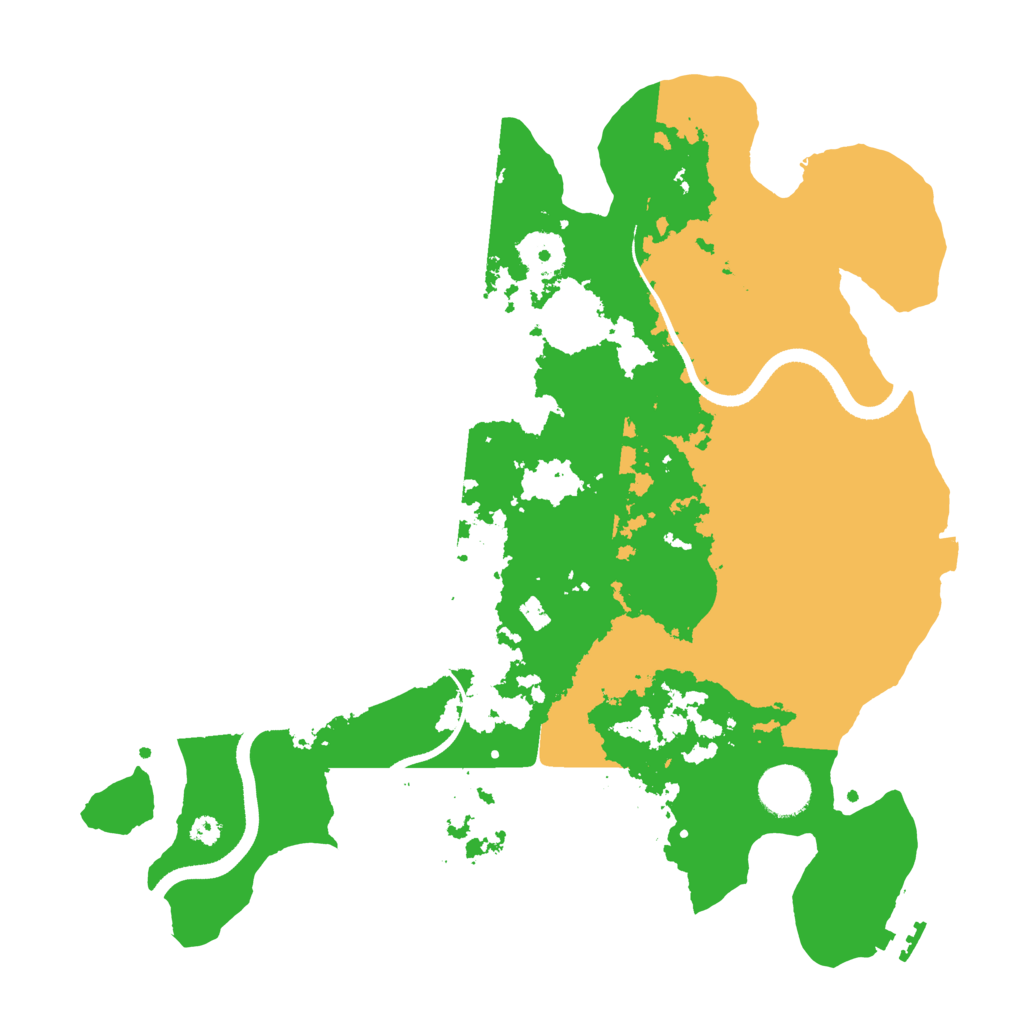 Biome Rust Map: Procedural Map, Size: 3500, Seed: 5843746