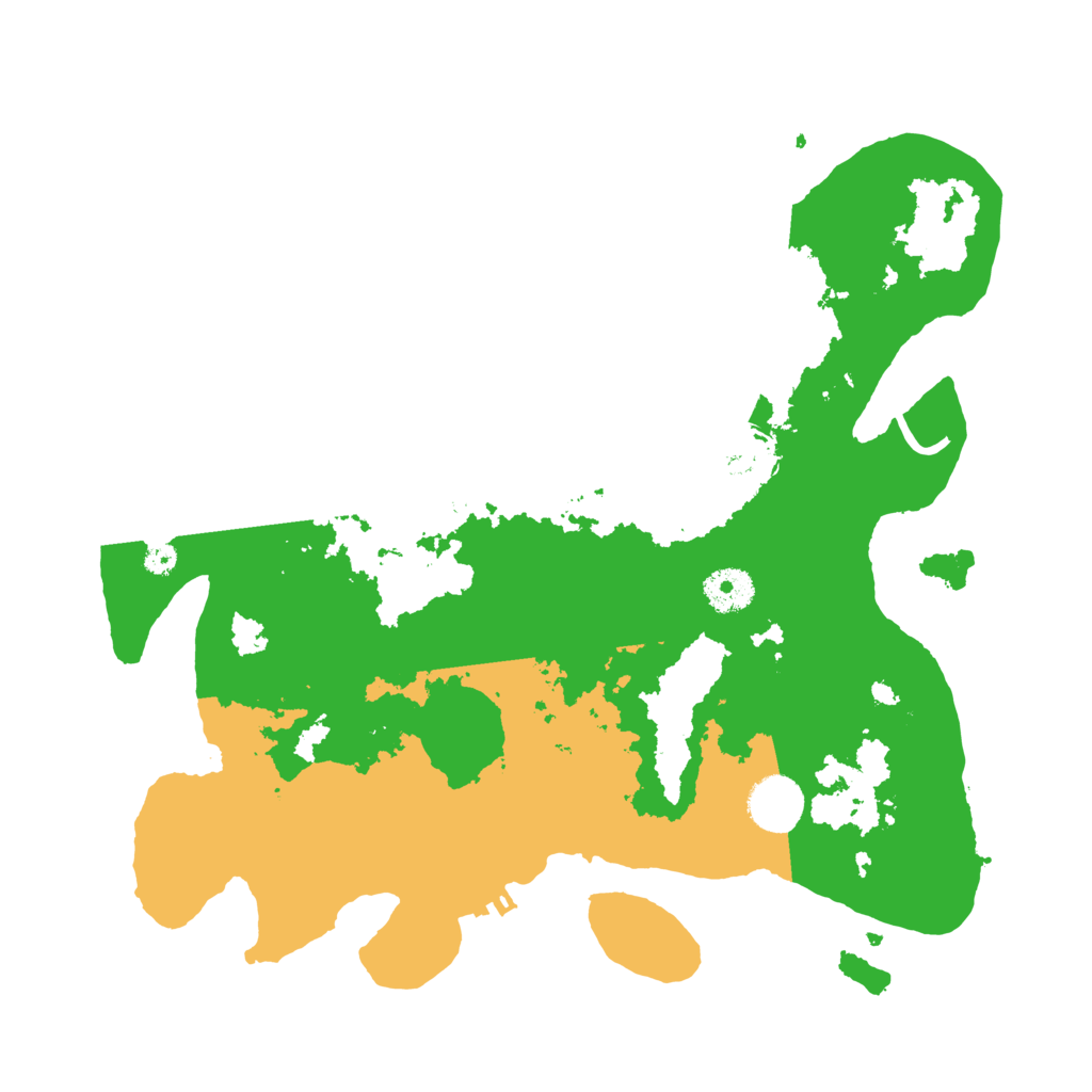 Biome Rust Map: Procedural Map, Size: 3500, Seed: 573953846