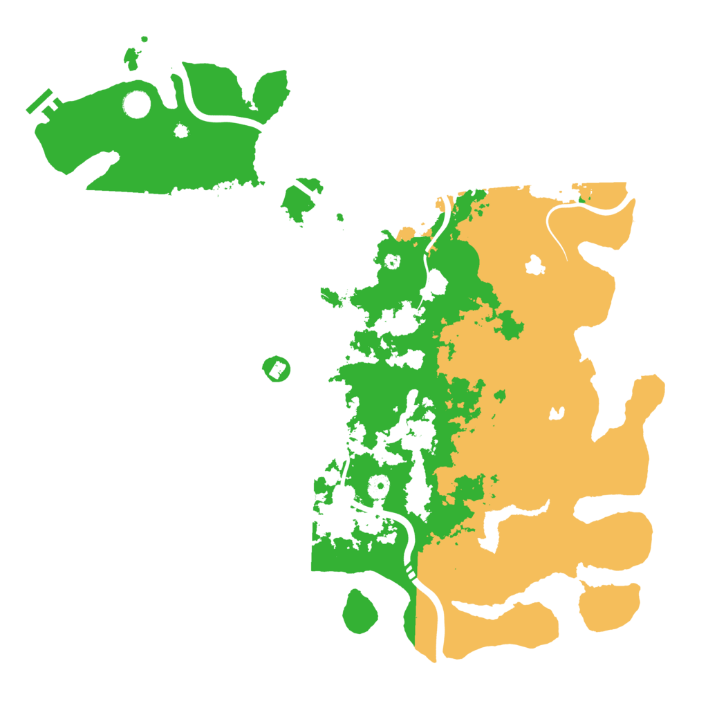 Biome Rust Map: Procedural Map, Size: 4500, Seed: 34665785