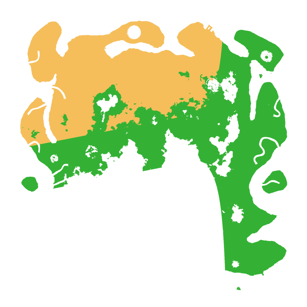 Biome Rust Map: Procedural Map, Size: 4000, Seed: 1337285844