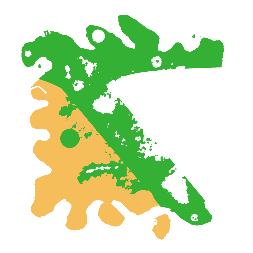 Biome Rust Map: Procedural Map, Size: 3500, Seed: 64737400