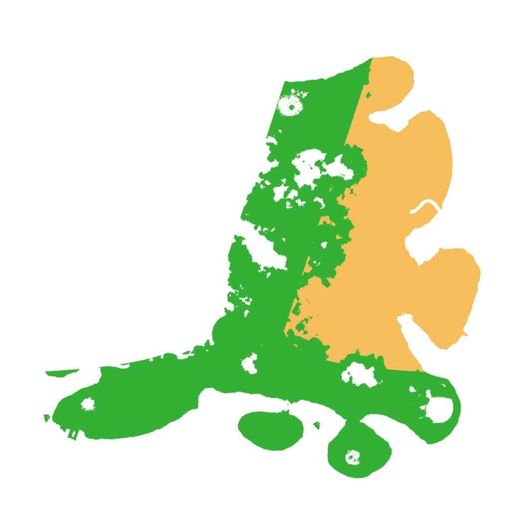 Biome Rust Map: Procedural Map, Size: 3500, Seed: 59115670