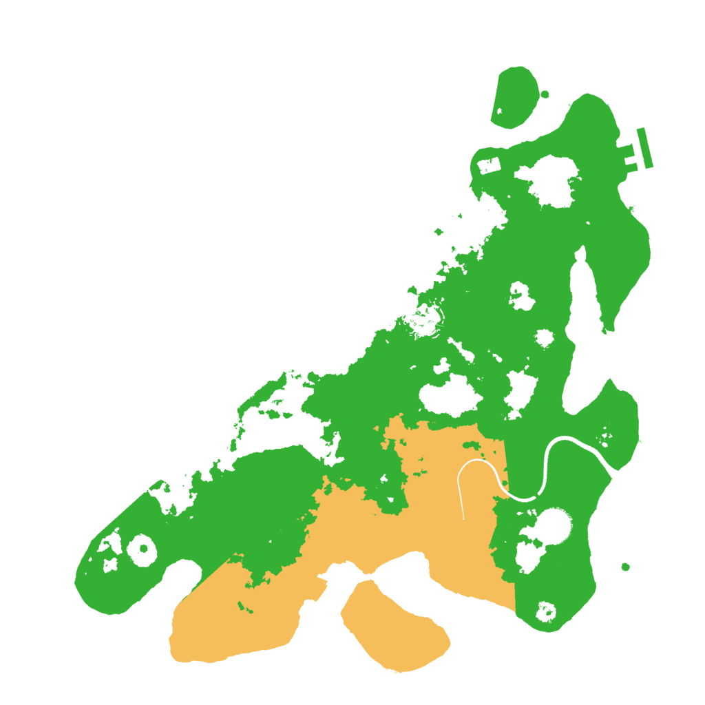 Biome Rust Map: Procedural Map, Size: 3500, Seed: 89205967