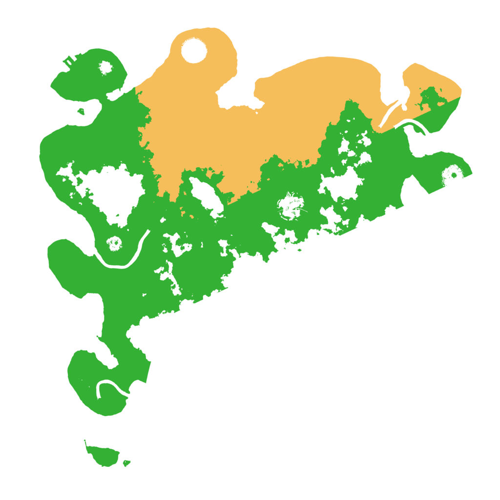 Biome Rust Map: Procedural Map, Size: 3500, Seed: 90928034