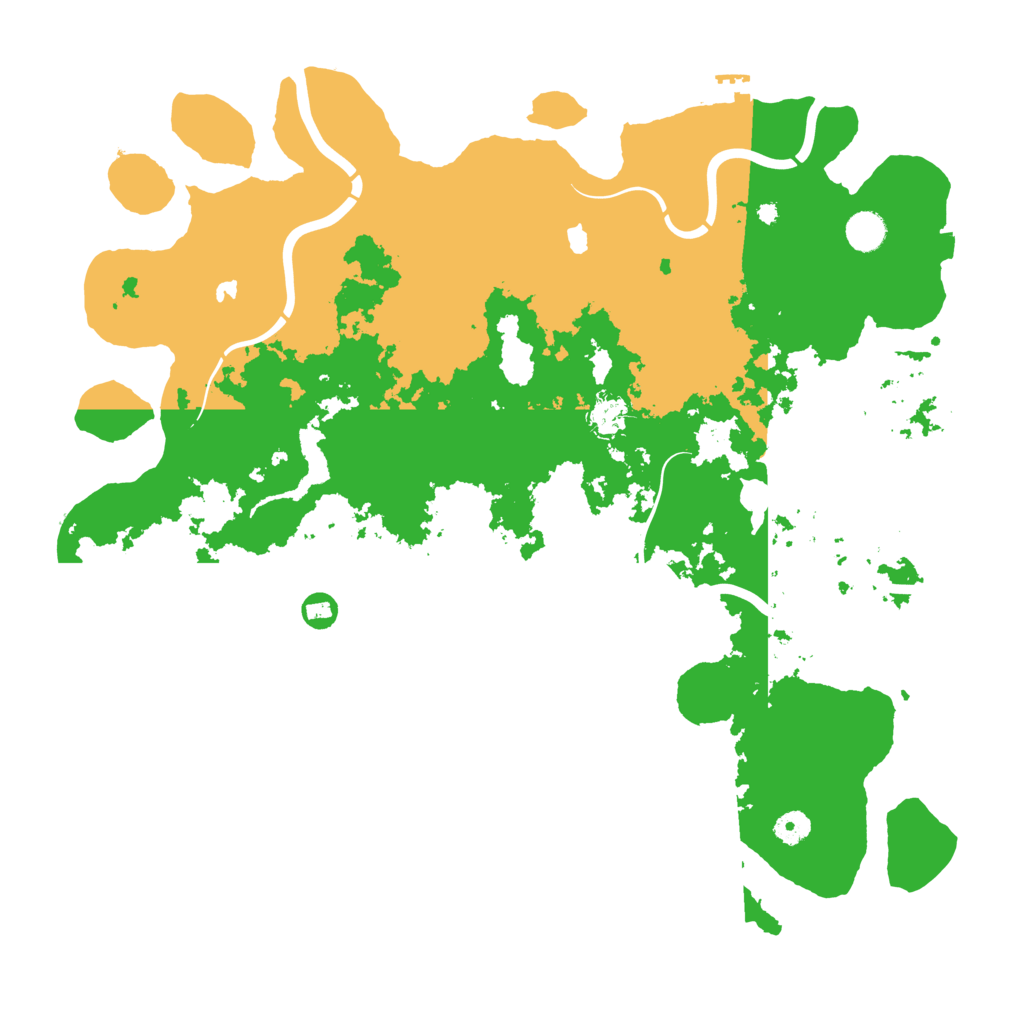 Biome Rust Map: Procedural Map, Size: 4500, Seed: 596567342