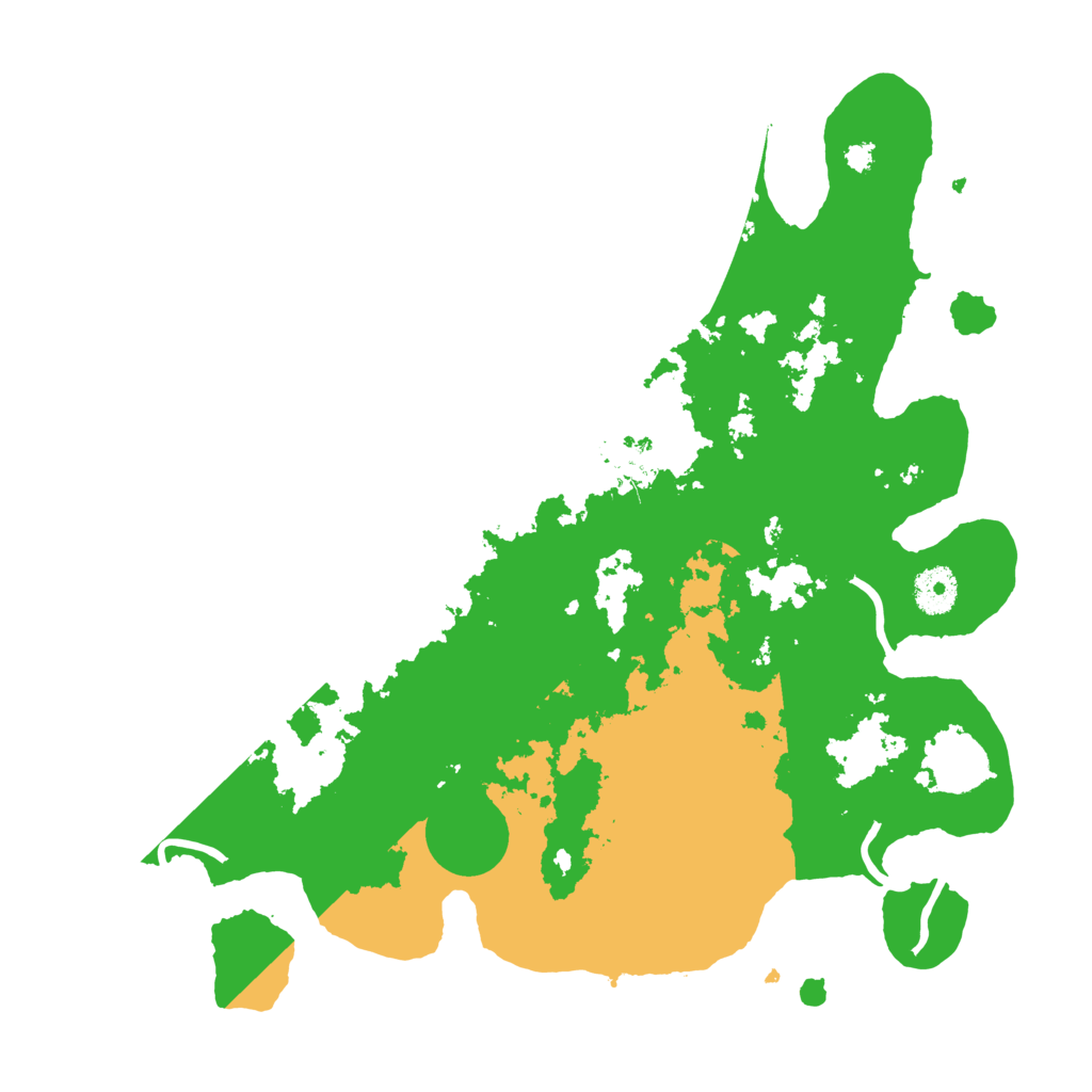 Biome Rust Map: Procedural Map, Size: 3600, Seed: 8603923