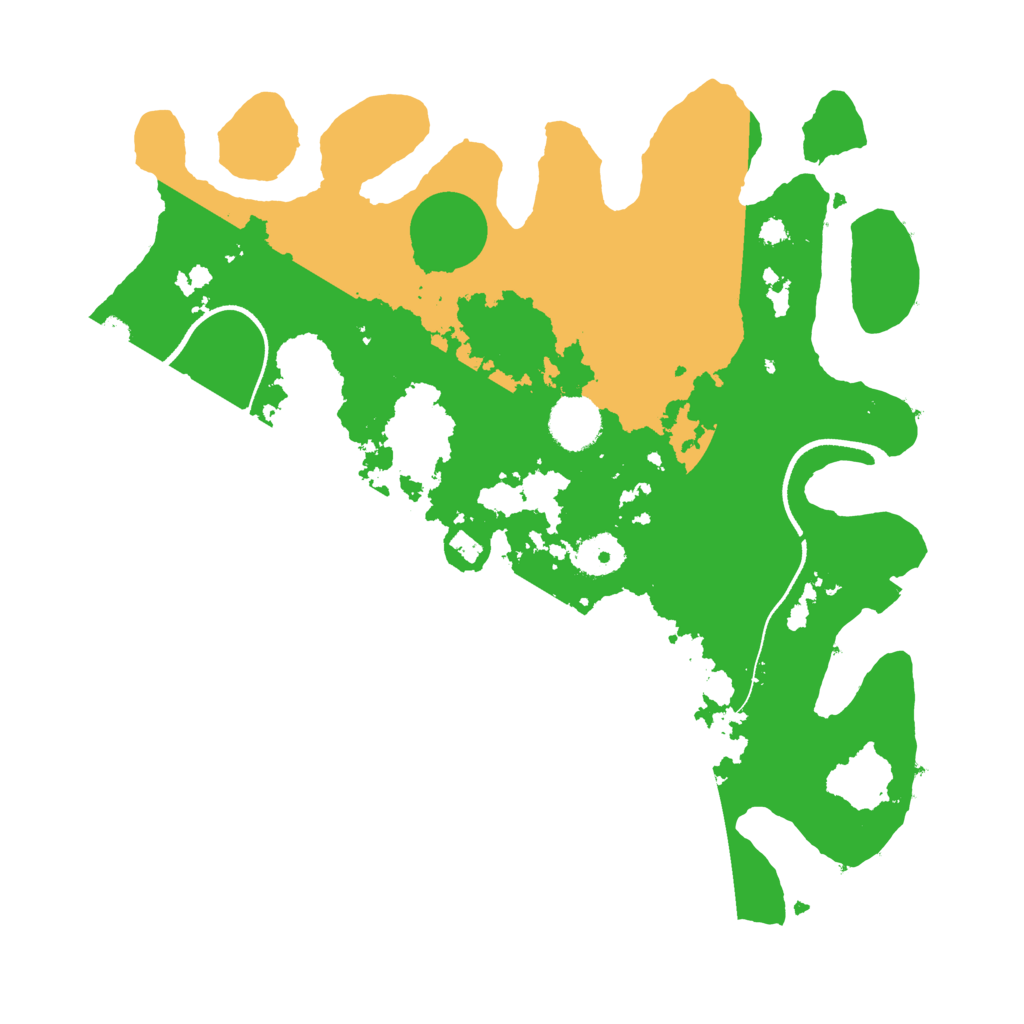 Biome Rust Map: Procedural Map, Size: 3500, Seed: 56489278