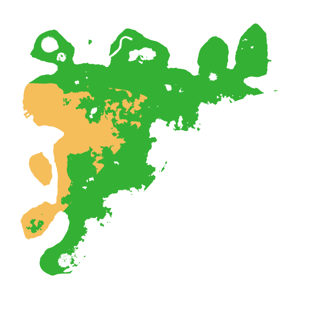 Biome Rust Map: Procedural Map, Size: 3500, Seed: 38040524