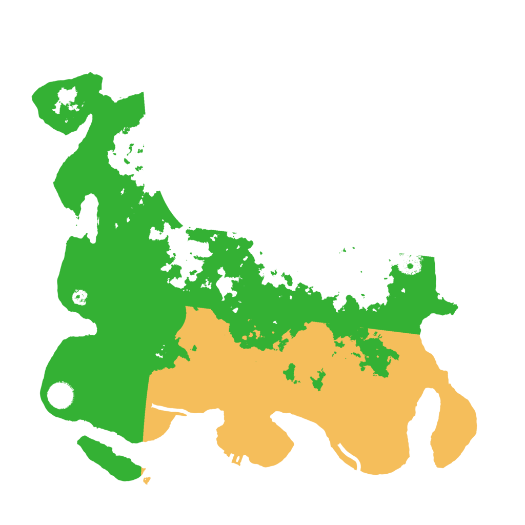 Biome Rust Map: Procedural Map, Size: 3500, Seed: 14879513