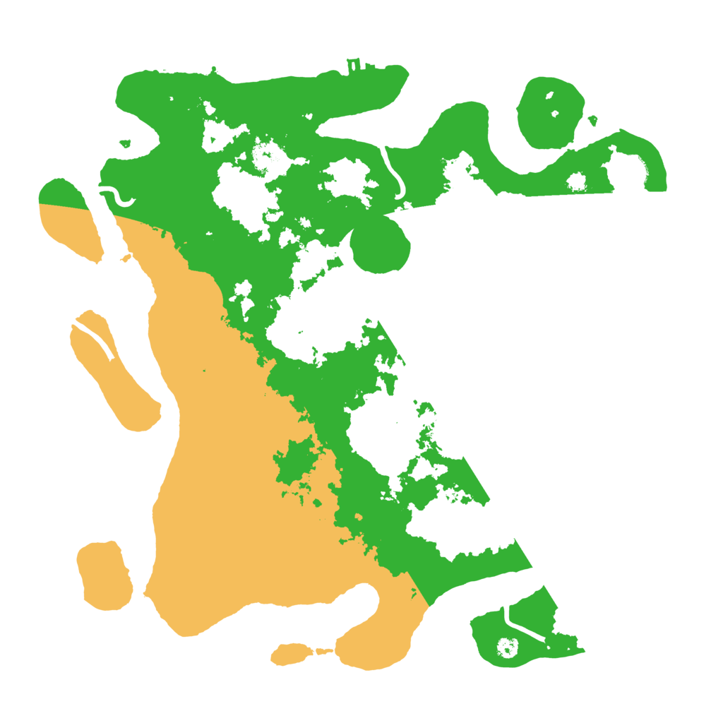 Biome Rust Map: Procedural Map, Size: 3500, Seed: 55216907