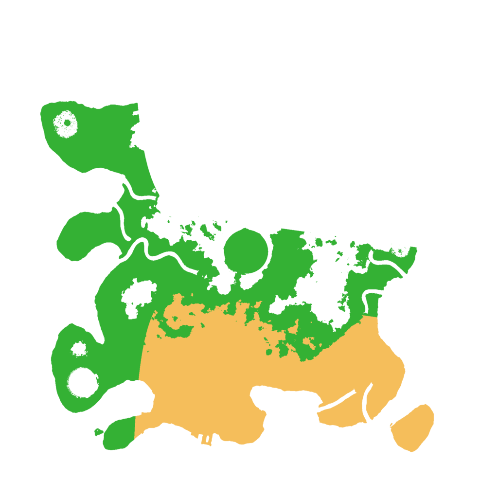 Biome Rust Map: Procedural Map, Size: 3000, Seed: 9999663