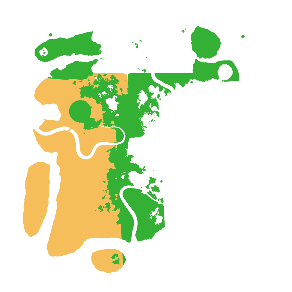 Biome Rust Map: Procedural Map, Size: 3500, Seed: 11270674