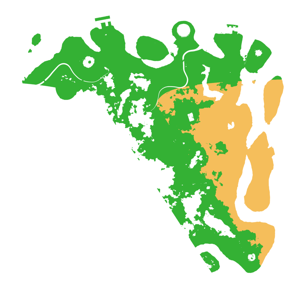 Biome Rust Map: Procedural Map, Size: 4000, Seed: 3735545