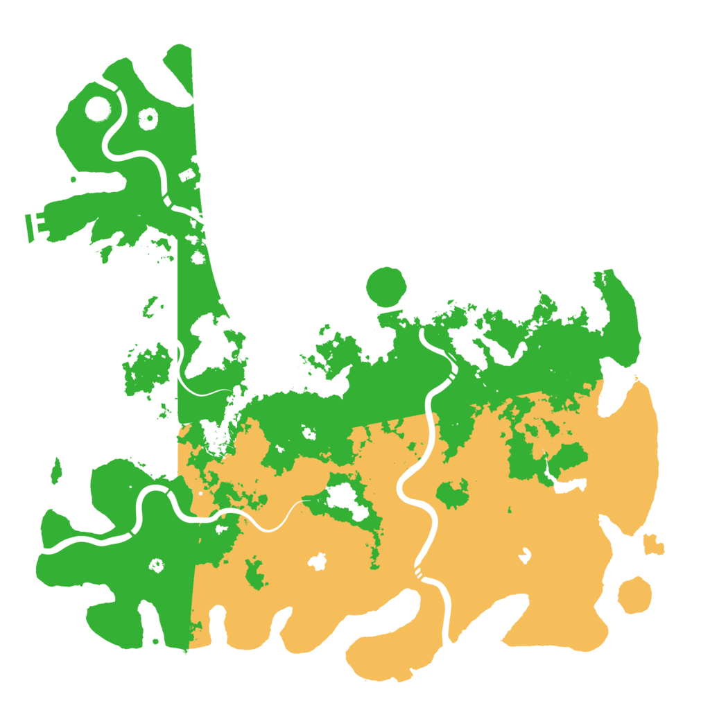 Biome Rust Map: Procedural Map, Size: 5000, Seed: 4536534