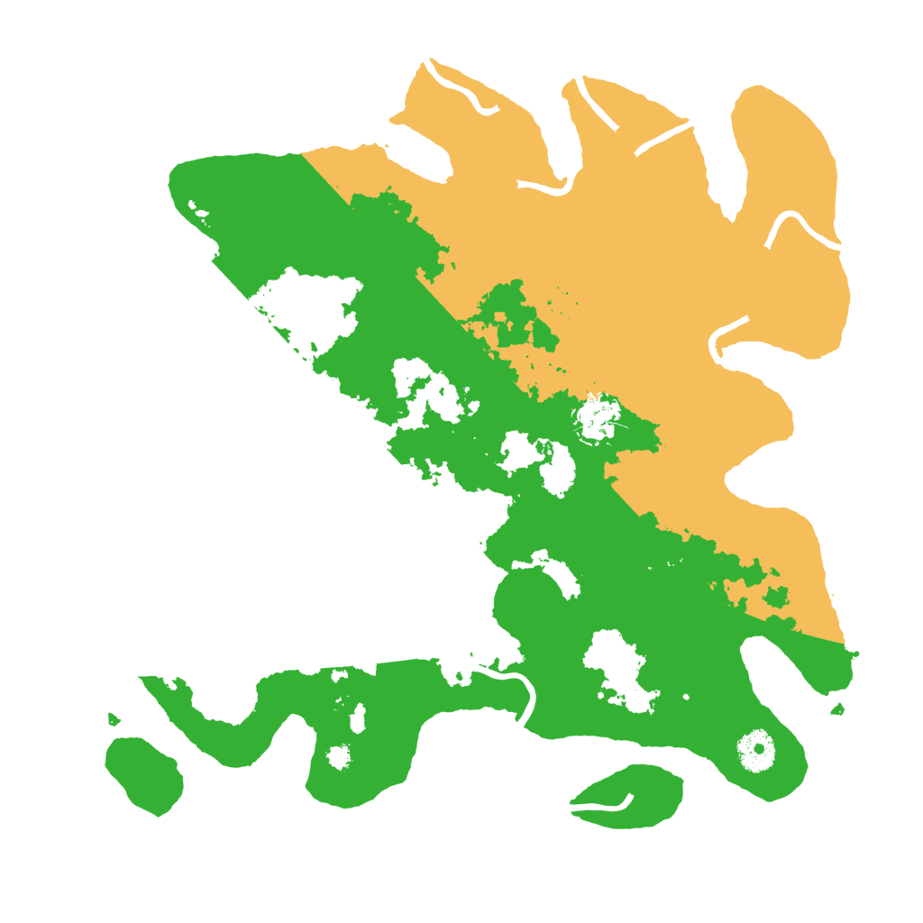 Biome Rust Map: Procedural Map, Size: 3500, Seed: 6084516