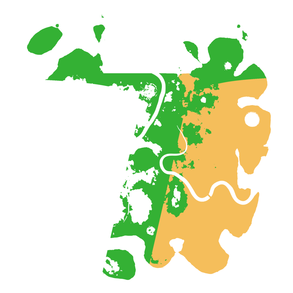 Biome Rust Map: Procedural Map, Size: 3500, Seed: 63724671