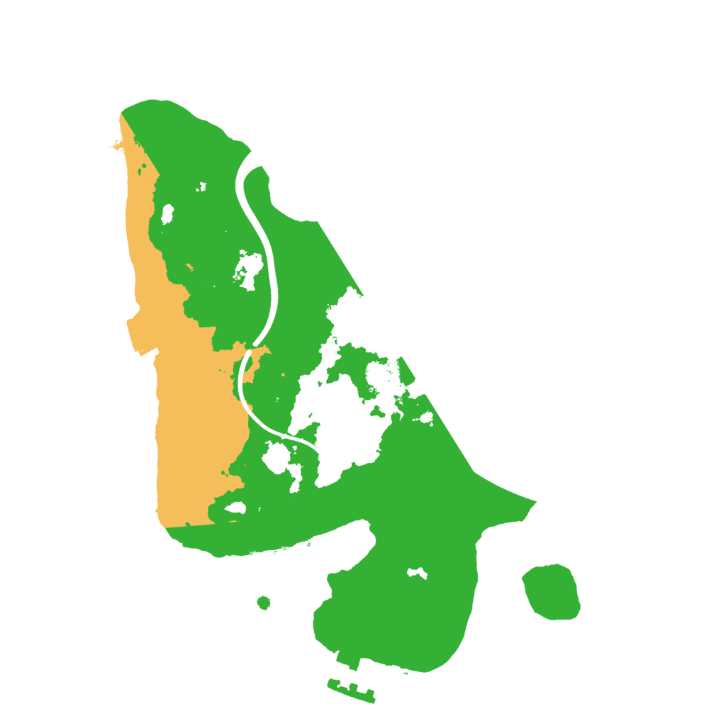 Biome Rust Map: Procedural Map, Size: 2200, Seed: 1841654926