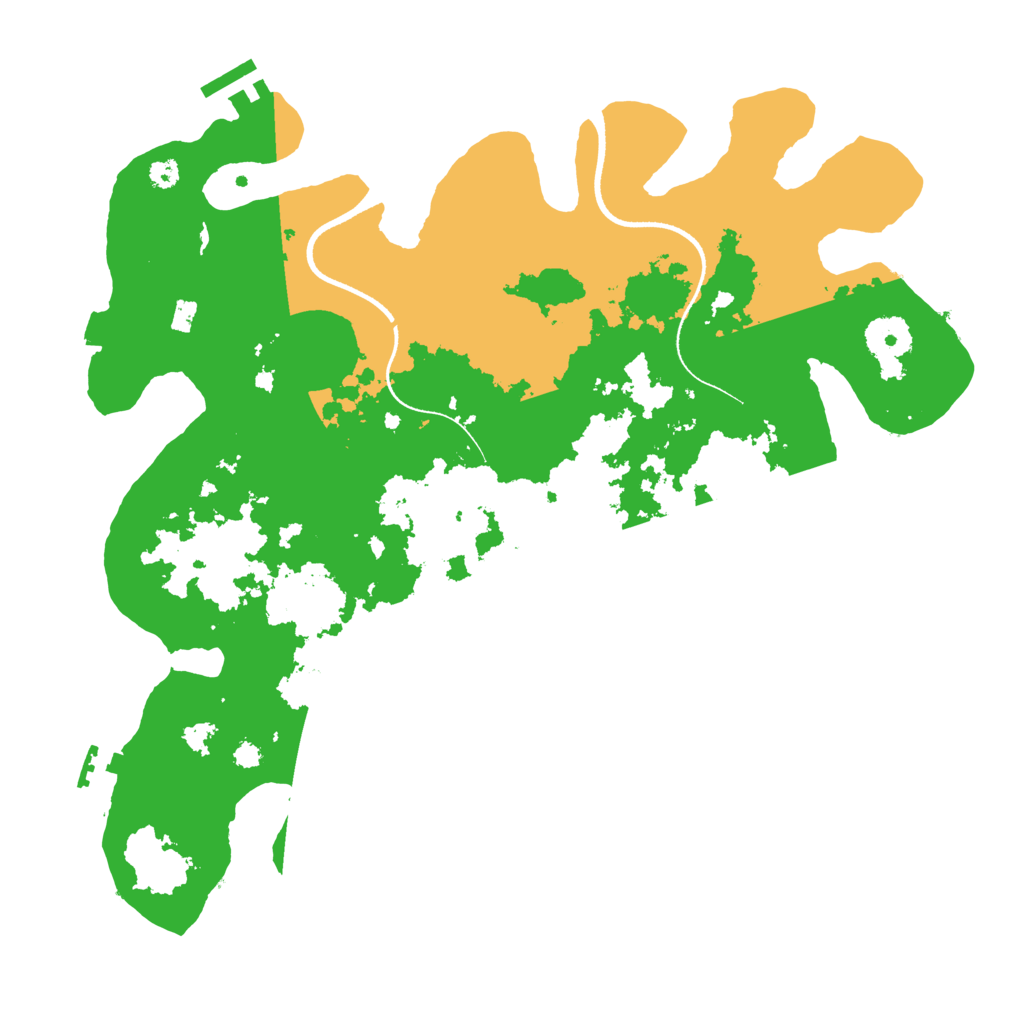 Biome Rust Map: Procedural Map, Size: 3500, Seed: 95986230