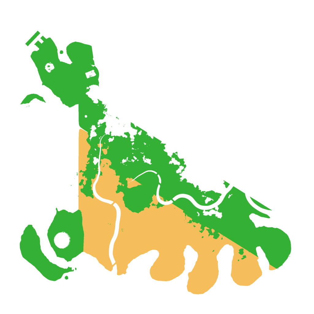 Biome Rust Map: Procedural Map, Size: 3500, Seed: 532312