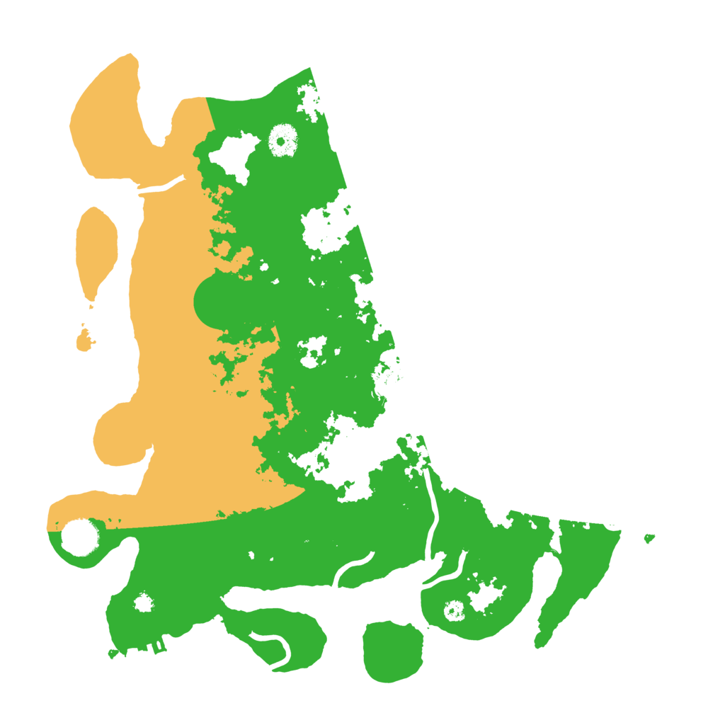 Biome Rust Map: Procedural Map, Size: 3500, Seed: 18785136