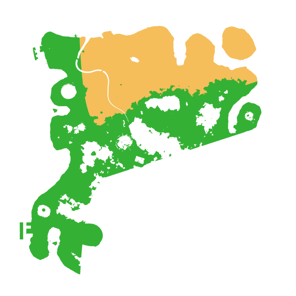 Biome Rust Map: Procedural Map, Size: 3500, Seed: 1016606063