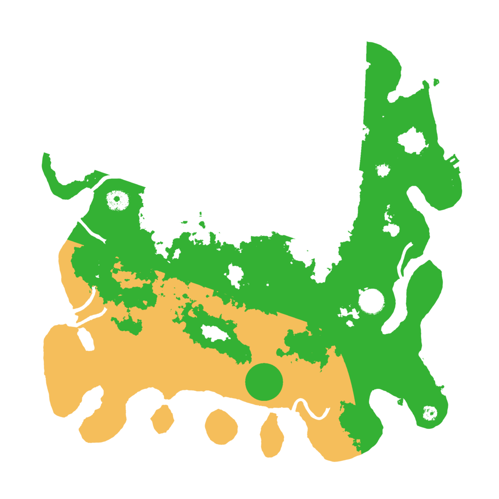 Biome Rust Map: Procedural Map, Size: 3500, Seed: 12069074