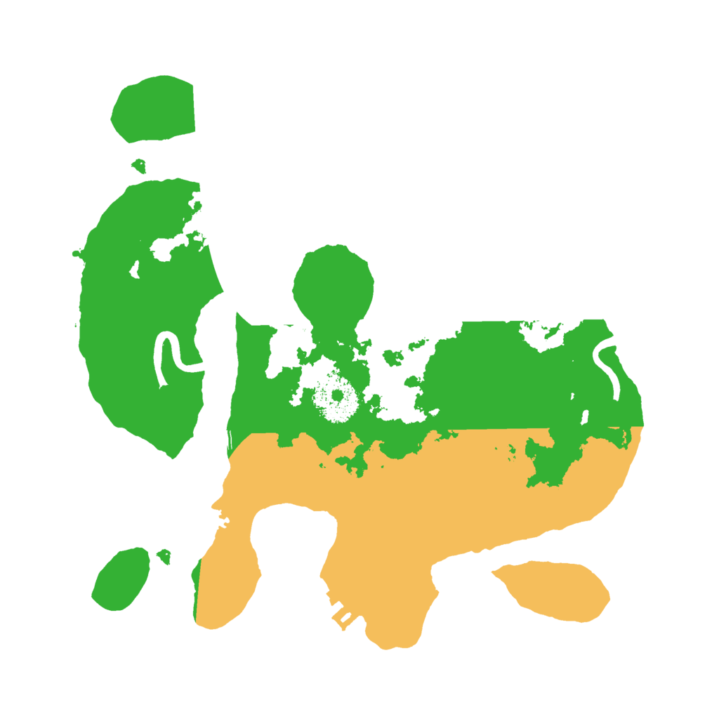 Biome Rust Map: Procedural Map, Size: 2400, Seed: 533220045