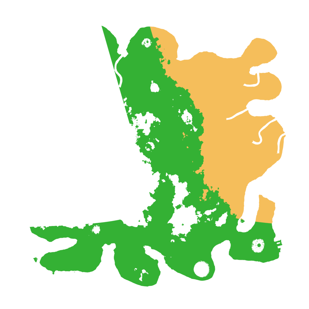 Biome Rust Map: Procedural Map, Size: 3500, Seed: 41598883