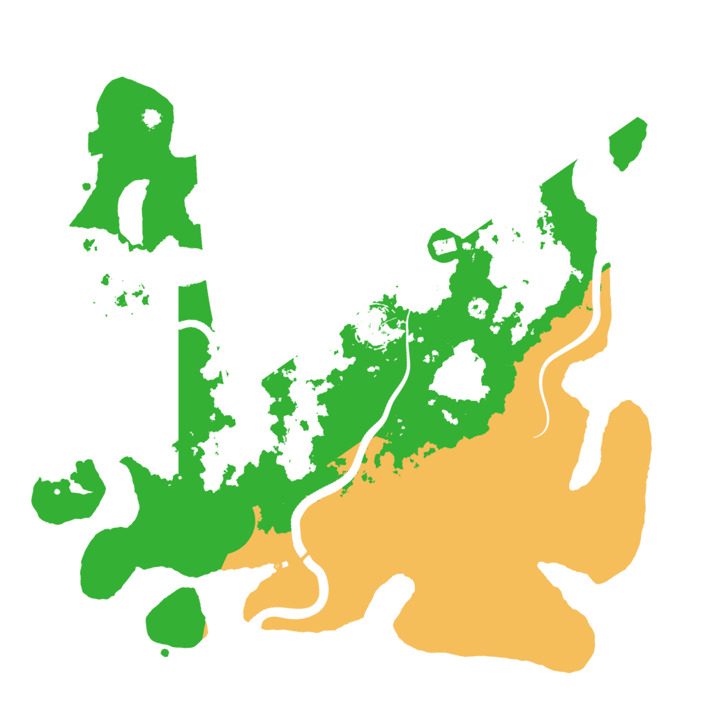 Biome Rust Map: Procedural Map, Size: 3500, Seed: 1932504121