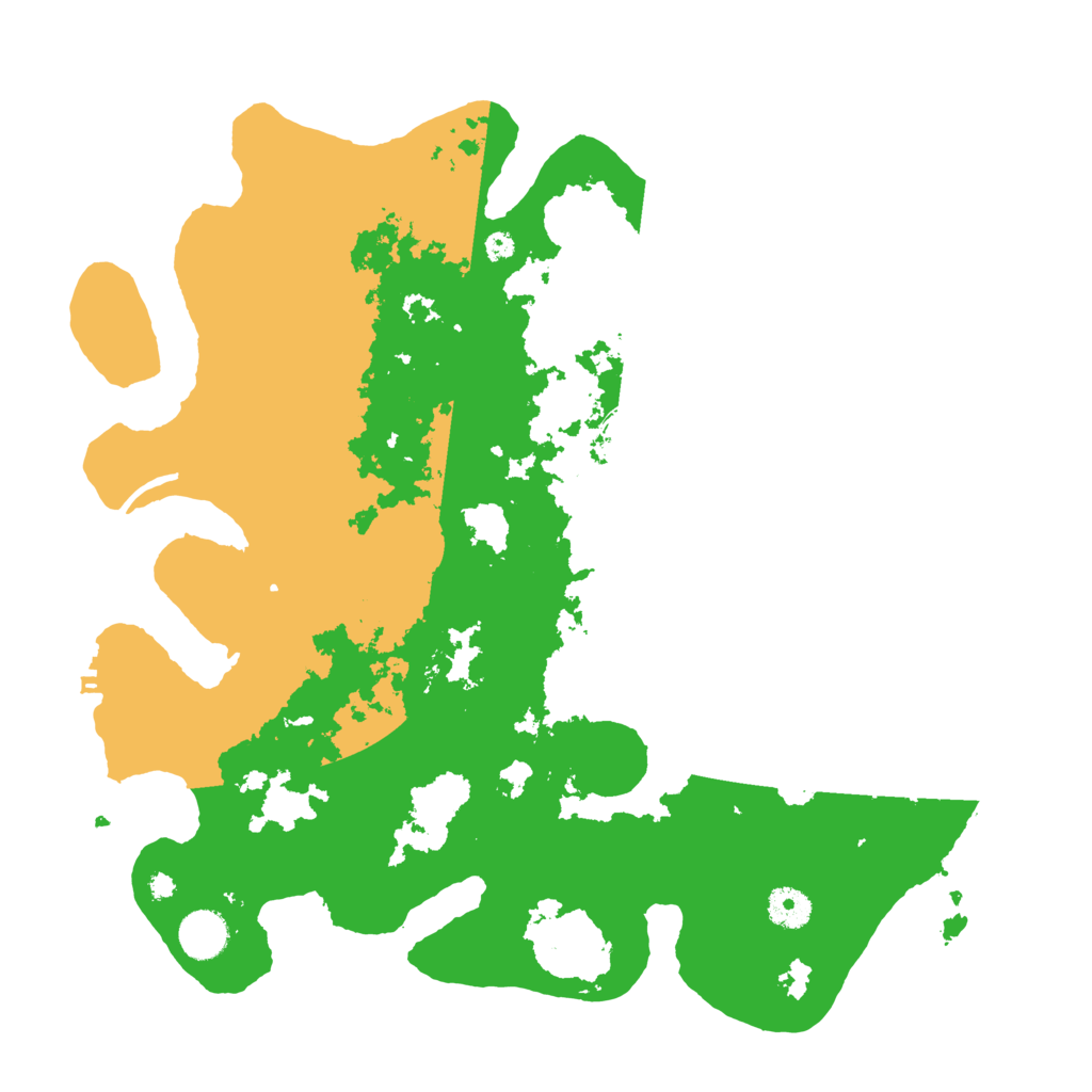Biome Rust Map: Procedural Map, Size: 3900, Seed: 758108