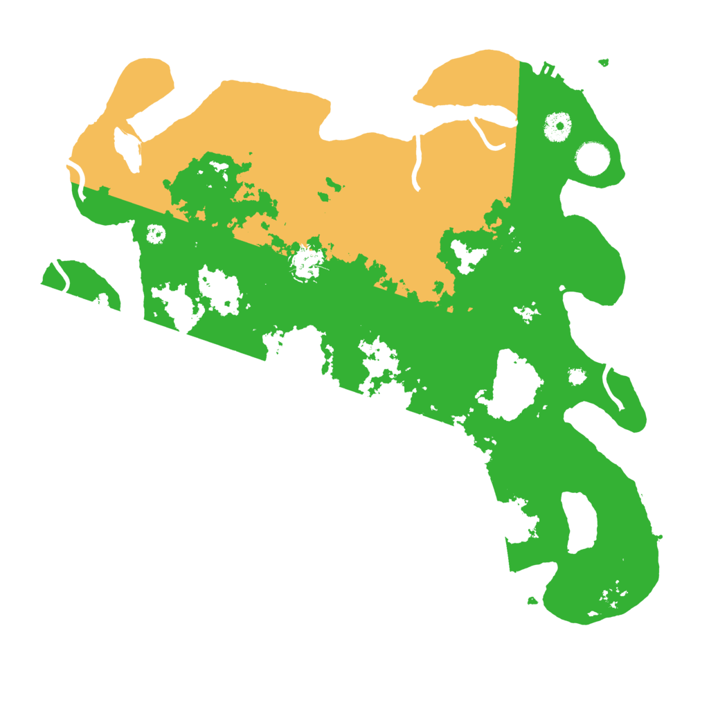 Biome Rust Map: Procedural Map, Size: 3700, Seed: 740897069