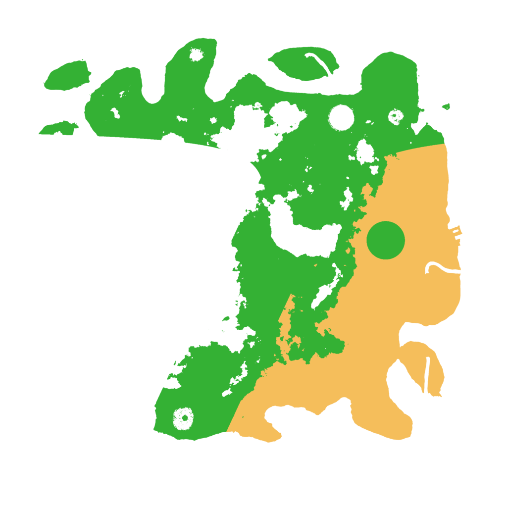 Biome Rust Map: Procedural Map, Size: 3500, Seed: 250379490