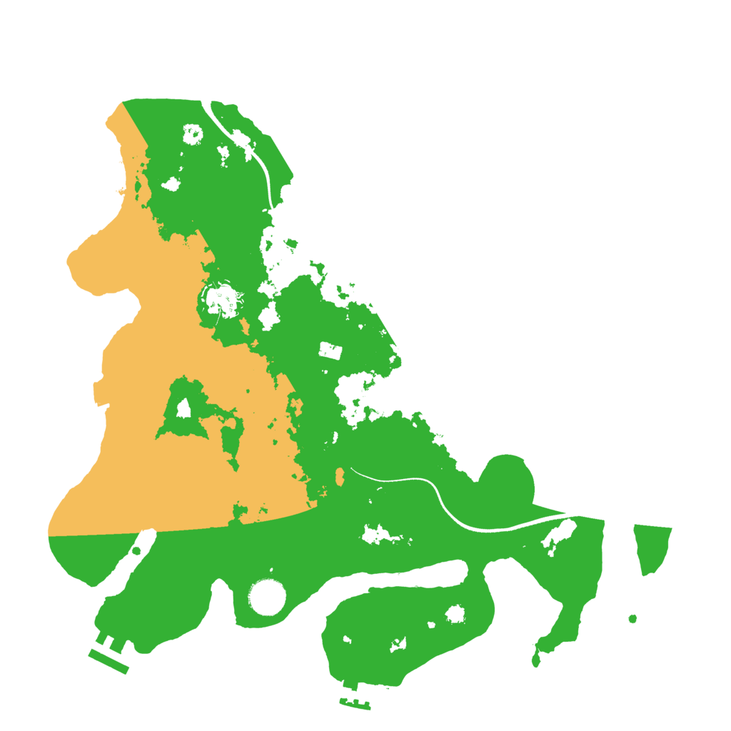 Biome Rust Map: Procedural Map, Size: 3500, Seed: 62261846