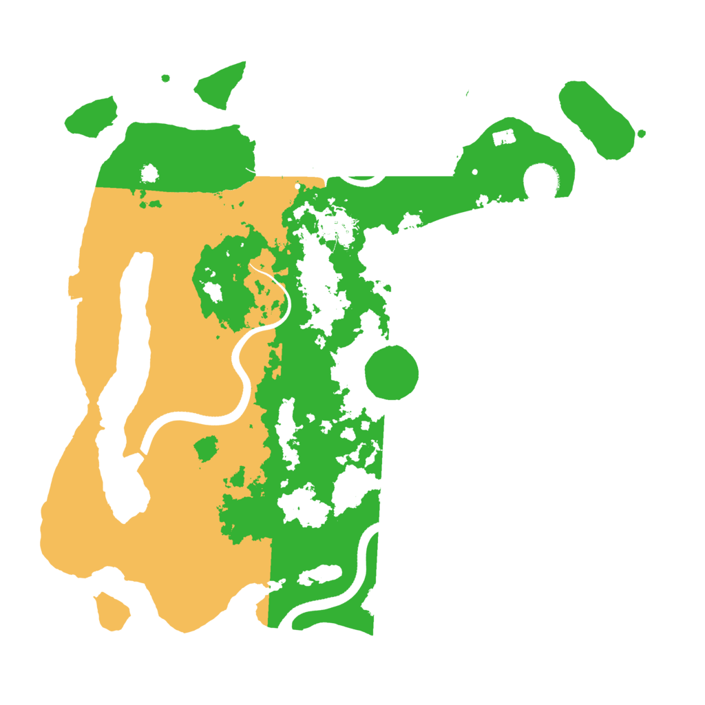 Biome Rust Map: Procedural Map, Size: 3500, Seed: 964012040