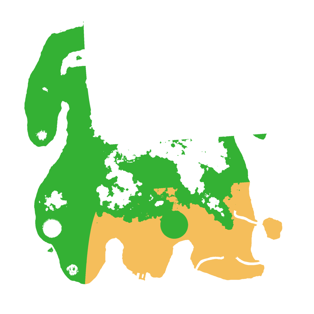 Biome Rust Map: Procedural Map, Size: 3000, Seed: 57726